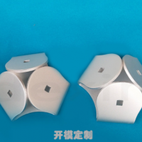 開模定制鋁合金異型材工業(yè)鋁材家具裝飾鋁材加工打砂CNC打孔工藝