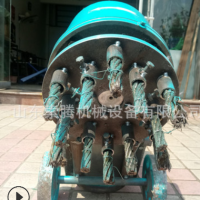 12個(gè)鋼絲頭清渣機(jī) 250型水泥地面清灰清渣機(jī) 鋼板除銹機(jī) 甲板除銹