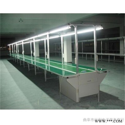 生產(chǎn)自動(dòng)化輸送機(jī)帶防塵罩 分揀用鋁型材皮帶機(jī) 鋁型材皮帶機(jī)