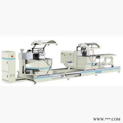 鋁工業(yè)型材復(fù)合加工中心 工業(yè)鋁型材雙頭切割鋸 重型數(shù)控任意角雙頭切割鋸 **