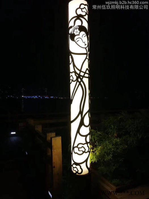 常州3米4米5米FNZH伍玖照明JGD683四川廣元園林廣場中式綠化太陽能鋁型材歐式庭院燈景觀燈柱廠家路燈方燈批發(fā)