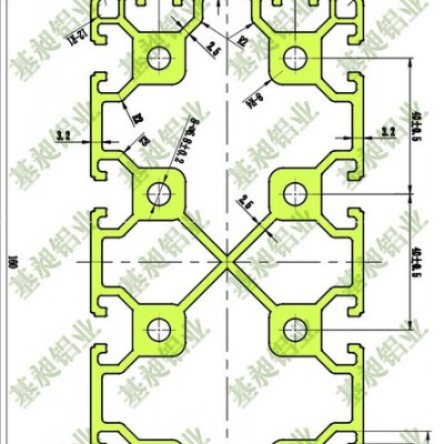 供應設備框架鋁型材80160、80120、9090、100100工業鋁型材