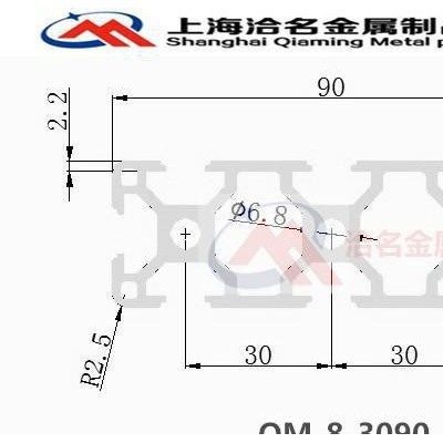鋁及鋁合金材,歐標(biāo)3090工業(yè)鋁型材3090流水線(xiàn)型材3090鋁型材3090