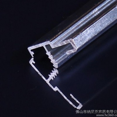 鋁材 櫥柜鋁型材裝飾條 家具門(mén)板鋁合金封邊條 暗門(mén)封邊鋁材