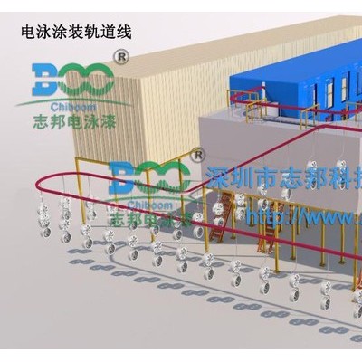 志邦電泳設備 電泳涂裝生產線 軌道線 爬坡線 電泳自動線