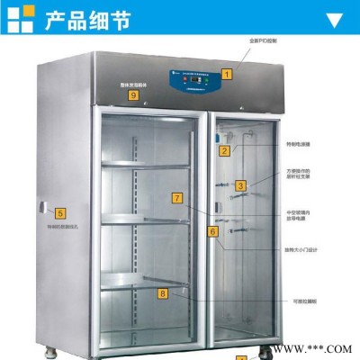 上海知信ZX-CXG 層析冷柜 大小雙開(kāi)門(mén) 800L 1300L 冷柜內(nèi)可進(jìn)行電泳