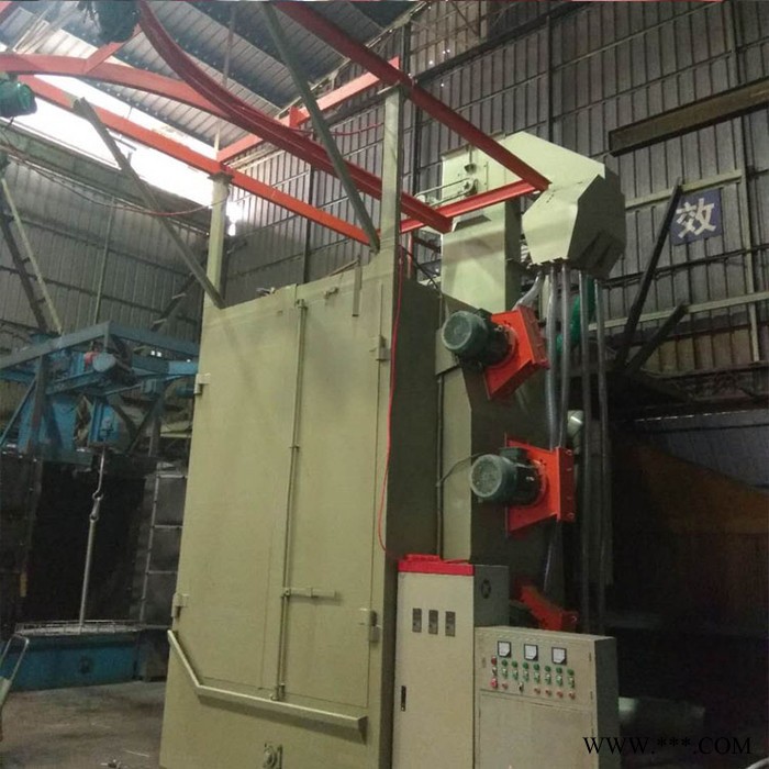吊鉤式拋丸機電鍍掛具脫漆處理噴砂機廣東噴沙設備高效率**制造商