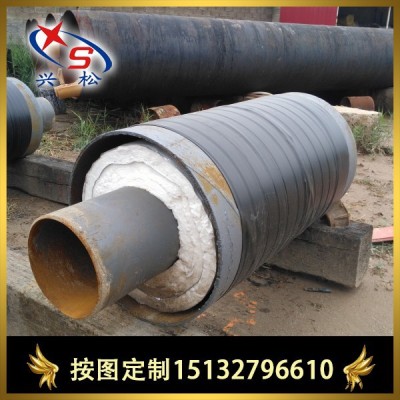 溫州鋁箔氣墊反射層鋼套鋼蒸汽預制直埋保溫管