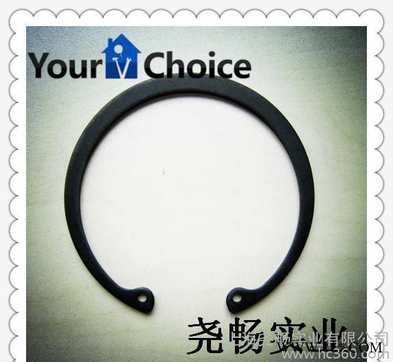 卡簧、擋圈,DIN472 孔用擋圈 磷化黑 102x4