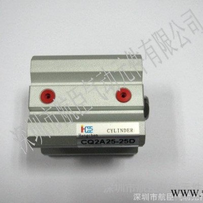 直銷 現(xiàn)貨  硬質(zhì)陽(yáng)極氧化 薄型氣缸CQ2A25-25D