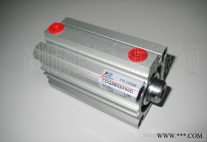 直銷(xiāo) 現(xiàn)貨 硬質(zhì)陽(yáng)極氧化 薄型氣缸  CDQ2B32*50D